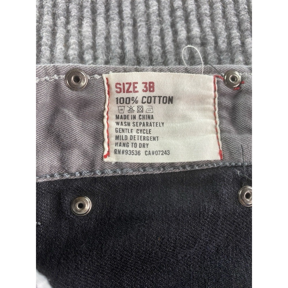 Ecko Jeans Men 38x32 Black Cotton Denim Streetwear Grunge Skater Baggy Fit Y2k - Picture 11 of 16